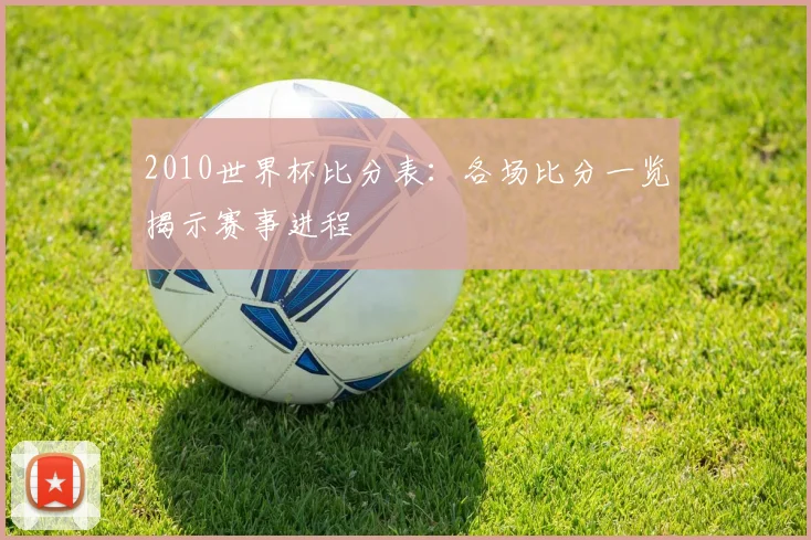 2010世界杯比分表:各场比分一览揭示赛事进程